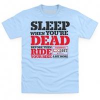 ride 5000 miles sleep when youre dead t shirt