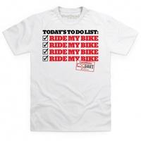 ride 5000 miles todays to do list t shirt