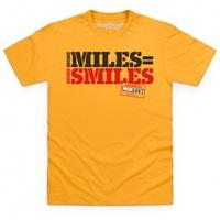 ride 5000 miles miles equals smiles t shirt