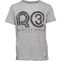 ripstop junior rumanir t shirt light grey marl