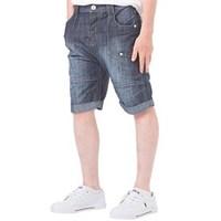 ripstop junior mintons denim utility shorts mid wash