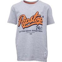 Ripstop Junior Kaler T-Shirt Light Grey Marl