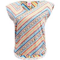 Rip Curl Multicolor Tee Shirt Junior Mexican Stripes girls\'s Children\'s T shirt in Multicolour