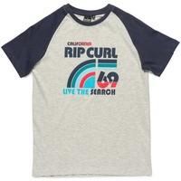 Rip Curl White Boy T-shirt Modern Surf girls\'s Children\'s T shirt in white