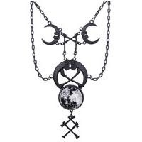 ritual black gothic necklace