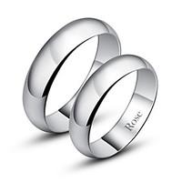Ring Couples\' Silver Silver Silver The color of embellishments are shown as picture.