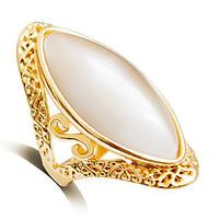 Ring Fashion Wedding Jewelry Alloy Women Band Rings 1pc, 6 / 7 / 8 / 9 Gold