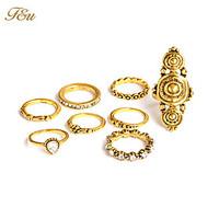 Ring Midi Rings Jewelry Basic Unique Design Gothic Handmade Fashion Vintage Punk Hip-Hop Classic DIY Alloy Jewelry Gold Jewelry For