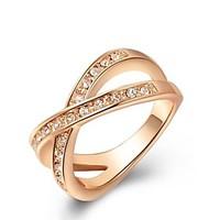 Ring Women\'s Rose Gold Rose Gold 5 / 6 / 7 / 8 / 9 Pink Gold