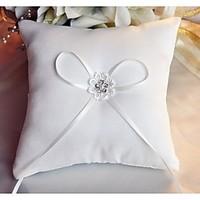 Ring Pillow Satin Asian Theme/Classic Theme/Fairytale Theme/Floral Theme/Butterfly Theme With Ribbons/Rhinestones/Petals
