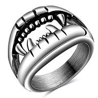 Ring Fashion Party Daily Casual Jewelry Vintage 316L Titanium Steel Men Size7 8 9 10 Stainless Steel Punk Ancient