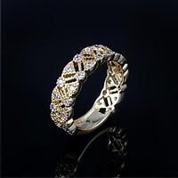 Ring Men\'s Cubic Zirconia Brass Brass As the Picture The color of embellishments are shown as picture.