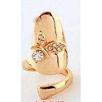 Ring Animal Design Euramerican Fashion Rhinestone Chrome Jewelry For Wedding Party Special Occasion 1pc
