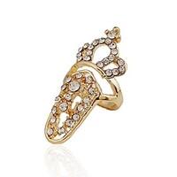 Ring Euramerican Fashion Cross Rhinestone Zinc Alloy Jewelry For Wedding Party Special Occasion 1pc