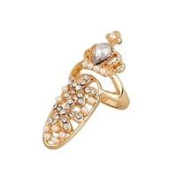 Ring Euramerican Fashion Rhinestone Zinc Alloy Jewelry For Wedding Party Special Occasion 1pc