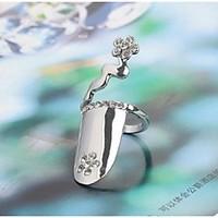 Ring Euramerican Rhinestone Zinc Alloy Jewelry For Wedding Party Special Occasion 1pc