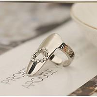 ring euramerican fashion rhinestone zinc alloy jewelry for wedding par ...