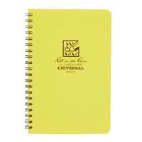 rite waterproof outdoor journal 46x7 yellow