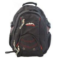 Ridge 53 Bolton Schoolbag/Backpack - Black/Red