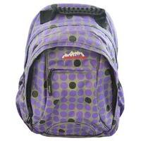 Ridge 53 Harcourt Schoolbag/Backpack - Grey/Purple