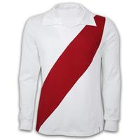 River Plate 1960\'s Long Sleeve Retro Shirt 100% cotton