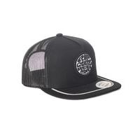 Rip Curl Black Man Cap Wetsuits Trucker Cap