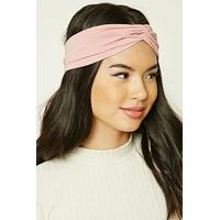 Ribbed Twist-Front Headwrap