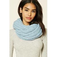 Ribbed Knit Infinity Scarf