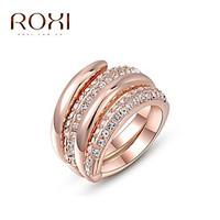 Ring Fashion Wedding / Office Career Jewelry Alloy Women Statement Rings 1pc, One Size Gold