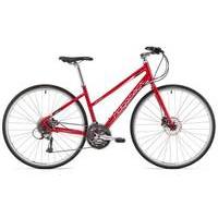 ridgeback vanteo 2017 womens hybrid bike red 17 inch