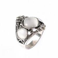 ring fashion party jewelry silver plated women statement rings 1pc one ...