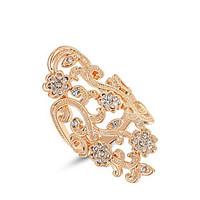 Ring Fashion Wedding / Office Career Jewelry Alloy Women Statement Rings 1pc, One Size Gold