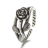Ring Vintage / Punk Style Daily / Casual Jewelry Silver / Sterling Silver Band Rings 1pc, Adjustable Silver