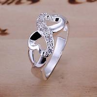 Ring Party Jewelry Alloy Silver Plated Women Statement Rings 1pc, 6 7 8 9 10 Gold