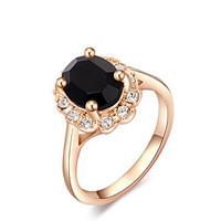 Ring Fashion Wedding / Office Career Jewelry Alloy Women Statement Rings 1pc, One Size Gold