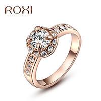 Ring Fashion Wedding / Office Career Jewelry Alloy Women Statement Rings 1pc, One Size Gold