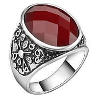 Ring / Resin Alloy Fashion Black Red Green Jewelry Party Daily Casual Sports 1pc