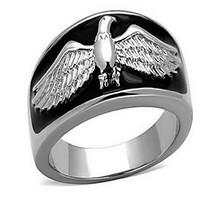 Ring Casual Jewelry Stainless Steel Men Ring 1pc, 8 / 9 / 10 / 11 / 12 / 13 Black