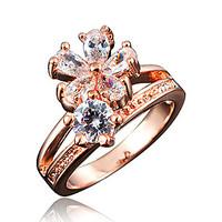 ring aaa cubic zirconia gold plated 18k gold white red blue jewelry we ...