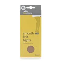 Right Price Tights Smooth Knit Natural Regular 5pk