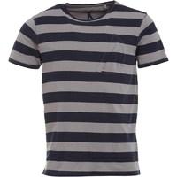 Ringspun Mens Cruz T-Shirt Grey/Navy