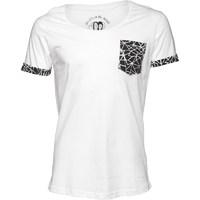 Ringspun Mens Caliber T-Shirt White/Black