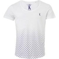 Ringspun Mens Jodrell T-Shirt White/Sphere Navy