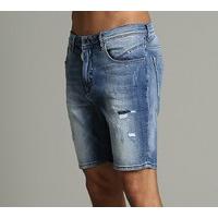 ripped denim short