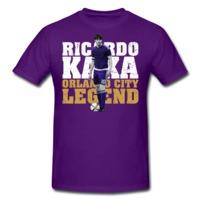 ricardo kaka orlando city player t shirt purple kids