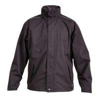 Rigour Black Waterproof Work Jacket Large