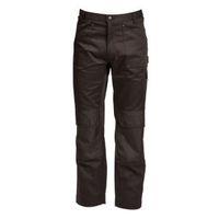 rigour multi pocket black trousers w34 l32 34