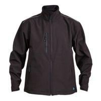 Rigour Black Water Repellent Softshell Jacket Large