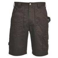 rigour black work shorts w32