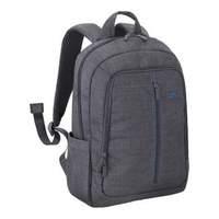 Rivacase 7560 Water-resistant Lightweight Canvas Backpack For 15.6 Inch Laptops Grey (6901820075602)